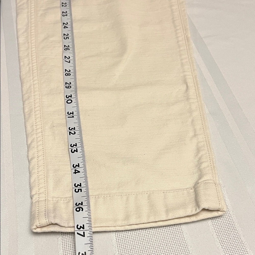 J.Crew Women's Cream Cotton Pants Size 4 NWOT - Picture 6 of 11